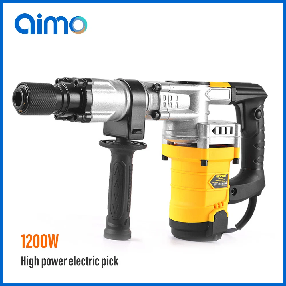 

65Electric pick electric tool industrial-grade small electric pick 1200W high-power impact drill broken concrete electric hammer