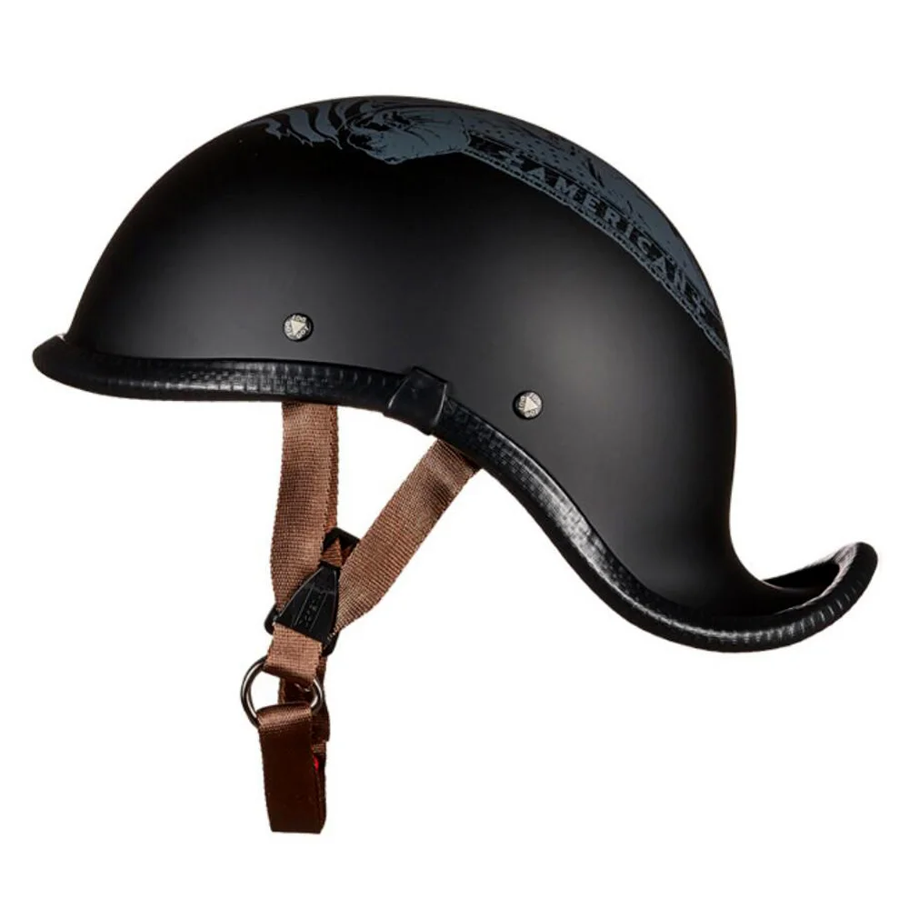 Motorcycle Half Helmet Open Face Suitable for Adult Unisex Street Bike Scooter Motorbike Moped DOT Approved