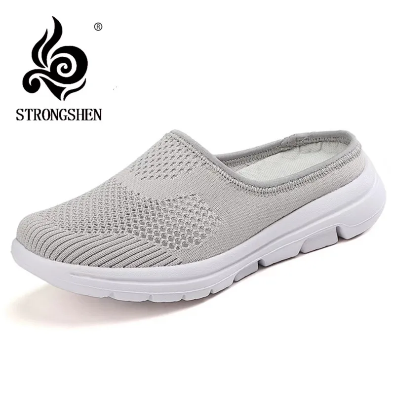 

Сандалии STRONGSHEN женские с перфорацией, дышащие шлепанцы без застежки, кроссовки, шлепанцы унисекс, летние