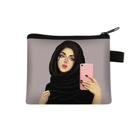 cartera mujer cartoon printed wallet women purse portfele women sac femme purse wallet womens zero wallet muslim manga card bag