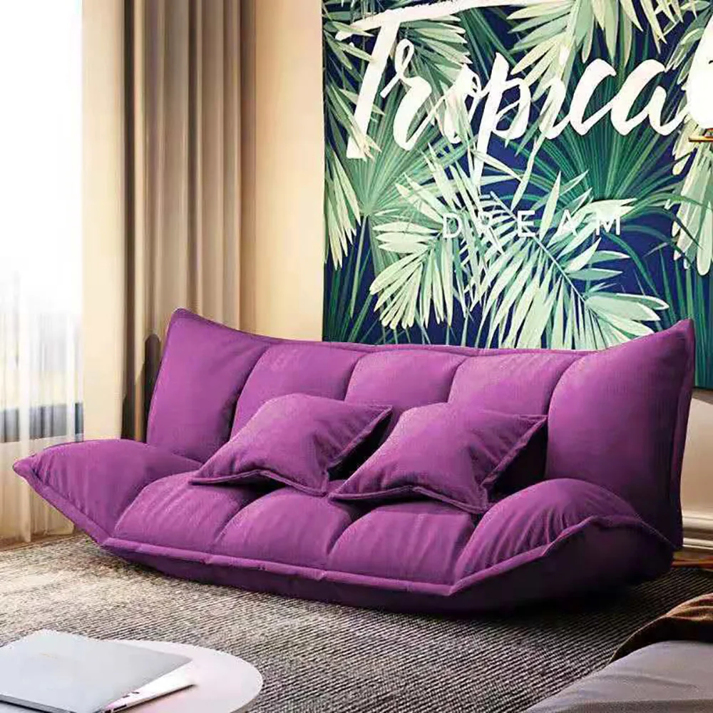 

Modern Armchair Sofa Bed 5 Angle Adjustable Reclining Back and Arm Living Room Furniture Home Small Double Sofa Couch Recliner