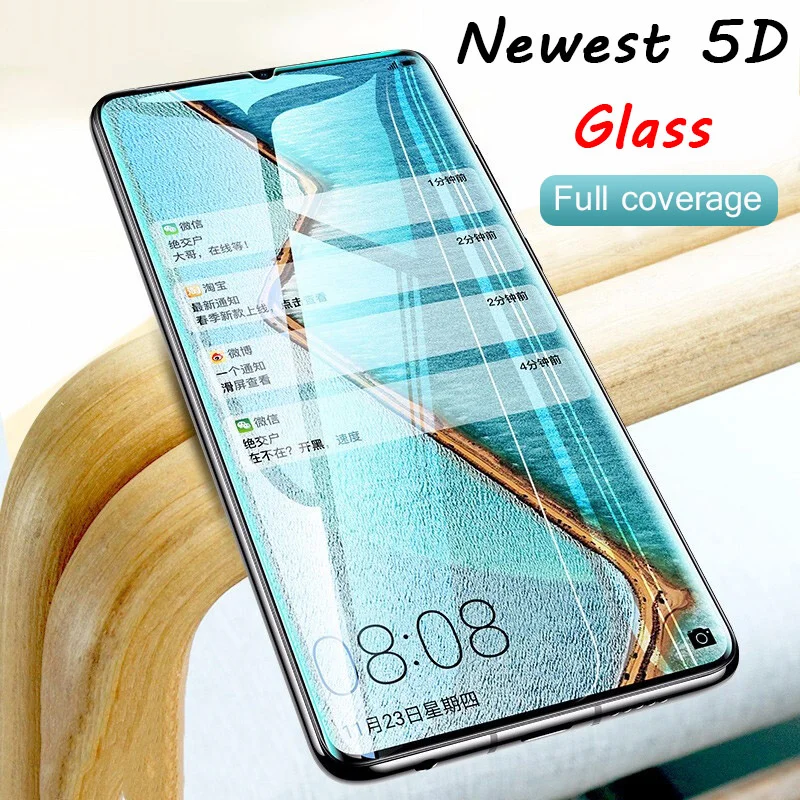 5D Curved Hard Tempered Glass for Huawei P30 Pro Smartphone Screen Protector Film for Huawei P20 Lite P 30 Protecive Glass