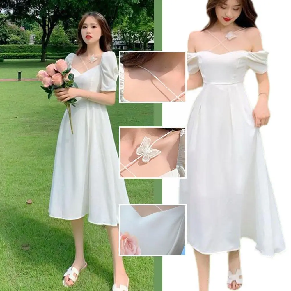 

Женское приталенное платье с V-образным вырезом, Элегантное Длинное Вечернее Платье на бретелях с открытыми плечами, модель T4I2 на лето