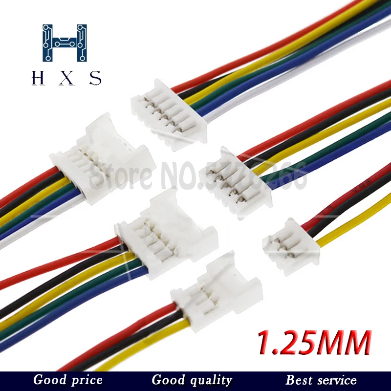 

5 пар JST/PH2.0/XH2.54/SM2.54 разъемов