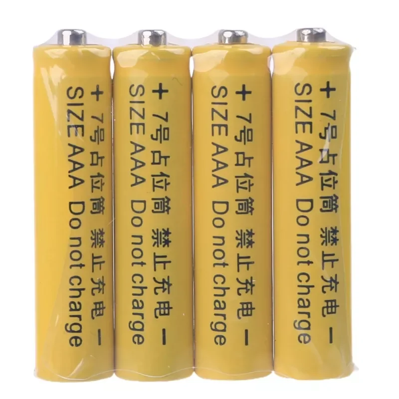 

4 шт., поддельные батарейки AAA 10440 LR03
