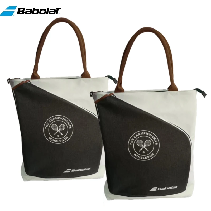 Limited Edition BABOLAT Wim Bledon Tennis Bag Women Large Storage Space Badminton Squash Padel Beach Tennis Shoulder Bag Handbag