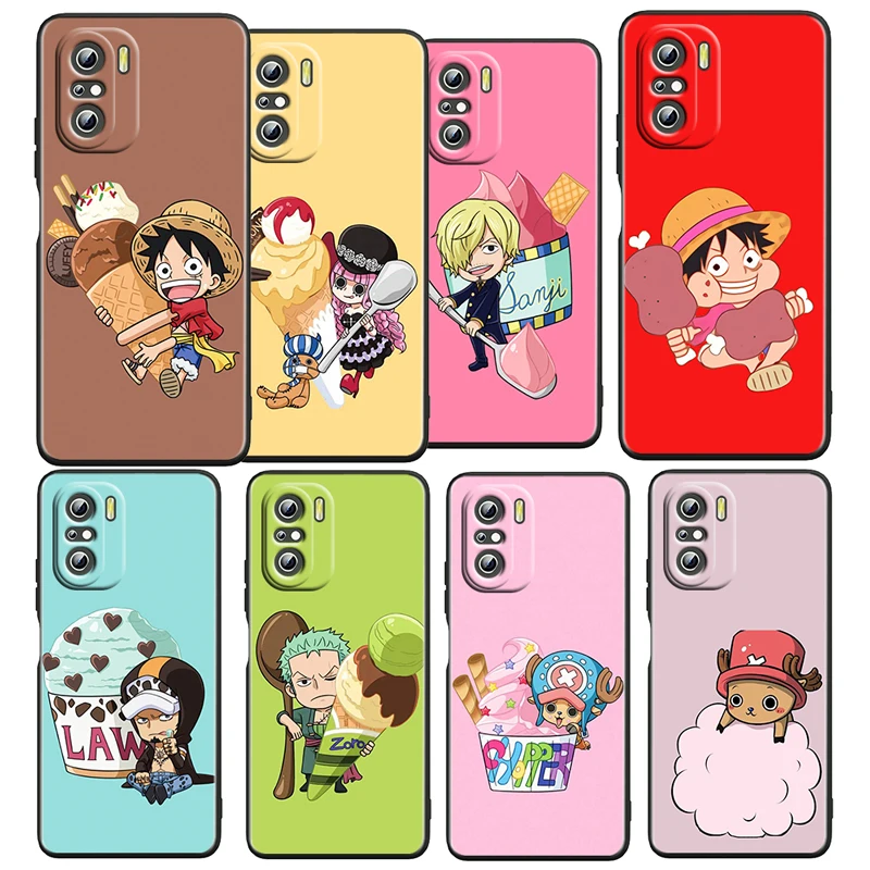 

Anime One Piece Mini For Xiaomi Redmi 10 10X K40 K30 K20 9 9I 9A 9C 8 Silicone Soft TPU Black Phone Case Funda Coque Capa Cover