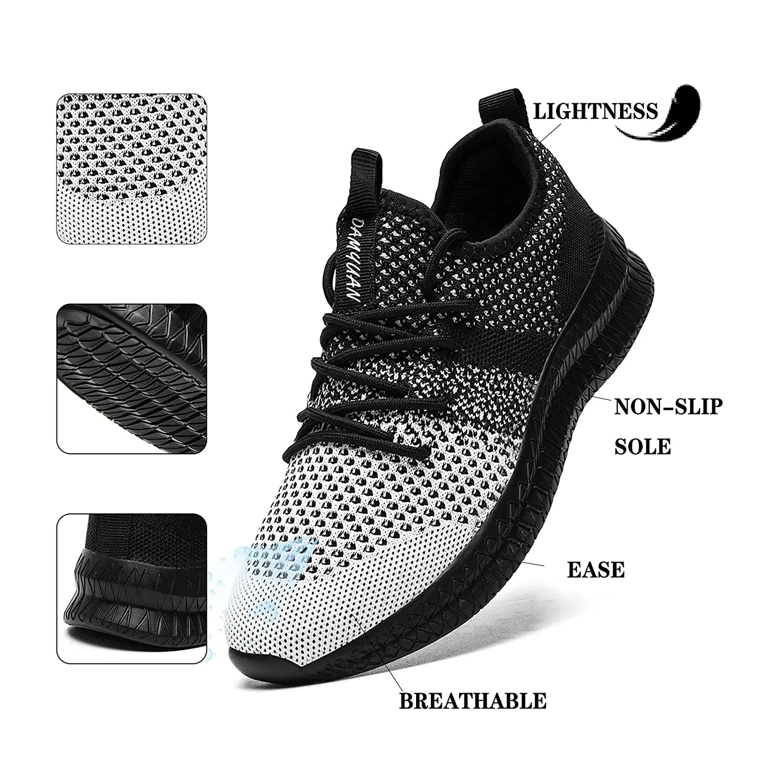 2022 Men Running Shoes Comfortable Sport Shoes Lightweight Walking Shoes Men Sneakers Summer Breathable Zapatillas Male Sneakers