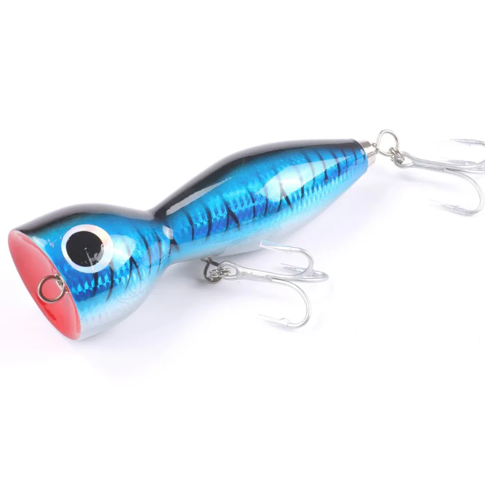 

top water lure Ocean Boat Fishing SALTWATER LURE TOPWATER GT Trevally Popper Grouper Tuna Bait Giant 7" 145g