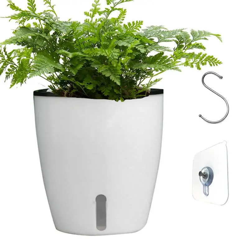 

Wall Mounted Flower Pot Portable Decorative Self Watering Plants Pot Reusable Water Absorbing Flower Pot For Home Garden