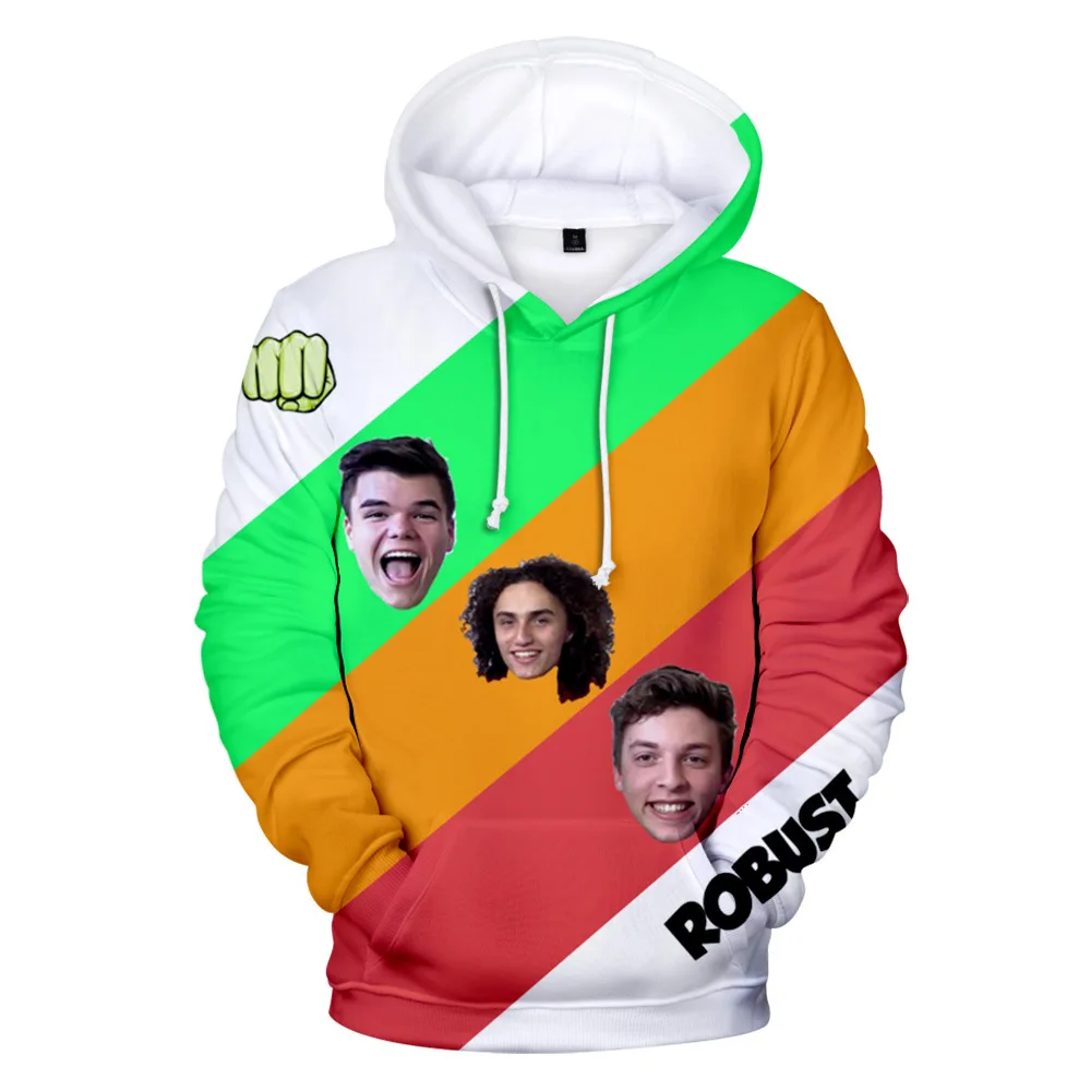

Новые толстовки Kwebbelkop, мужские/женские толстовки, модная уличная одежда с капюшоном, толстовка для мальчиков и девочек, зимняя кавайная дет...