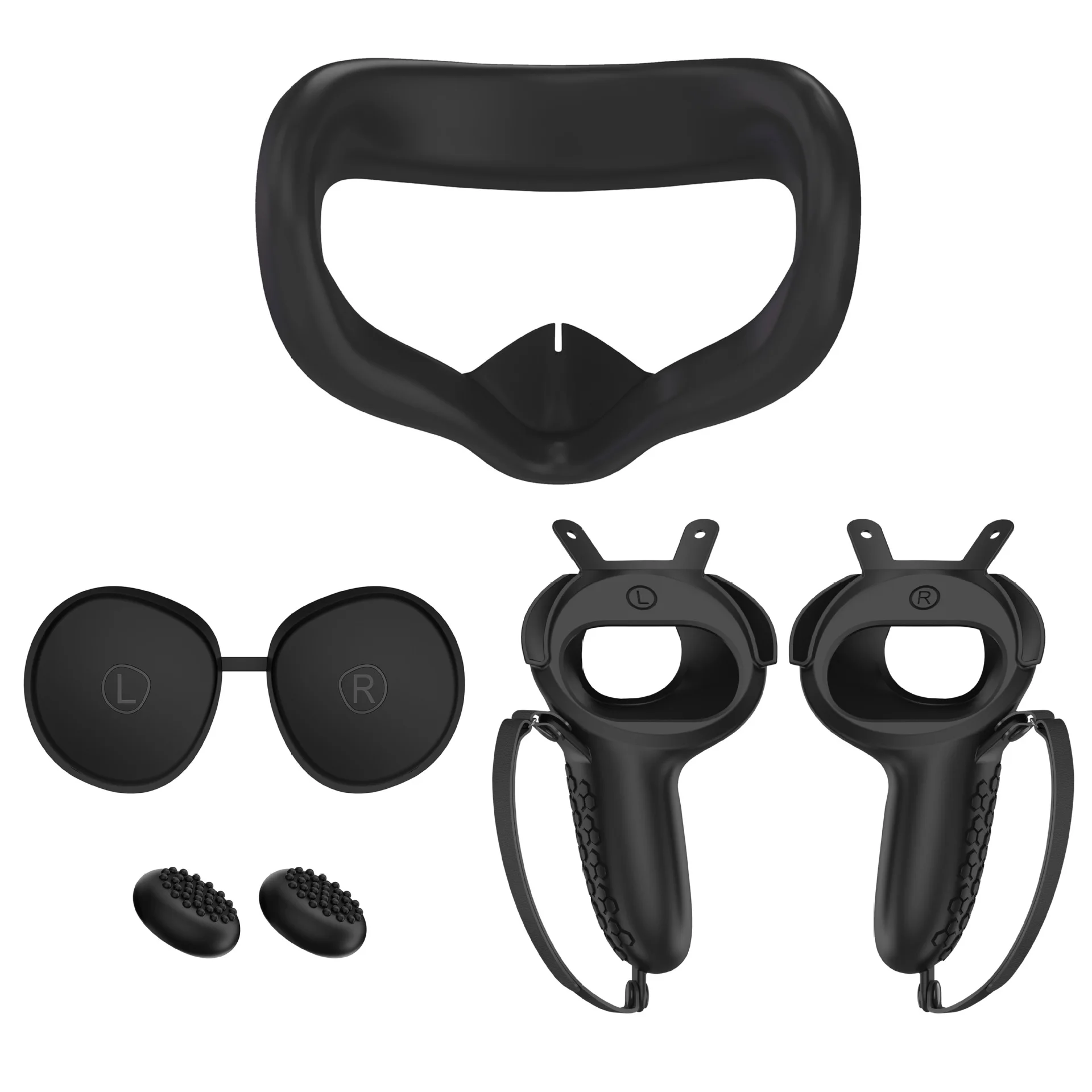 

Silicone Face Cover for Oculus Quest 2 Silicone Shell Set of 6 for Oculus Quest 2 Dropproof Waterproof Dustproof and Slip-proof