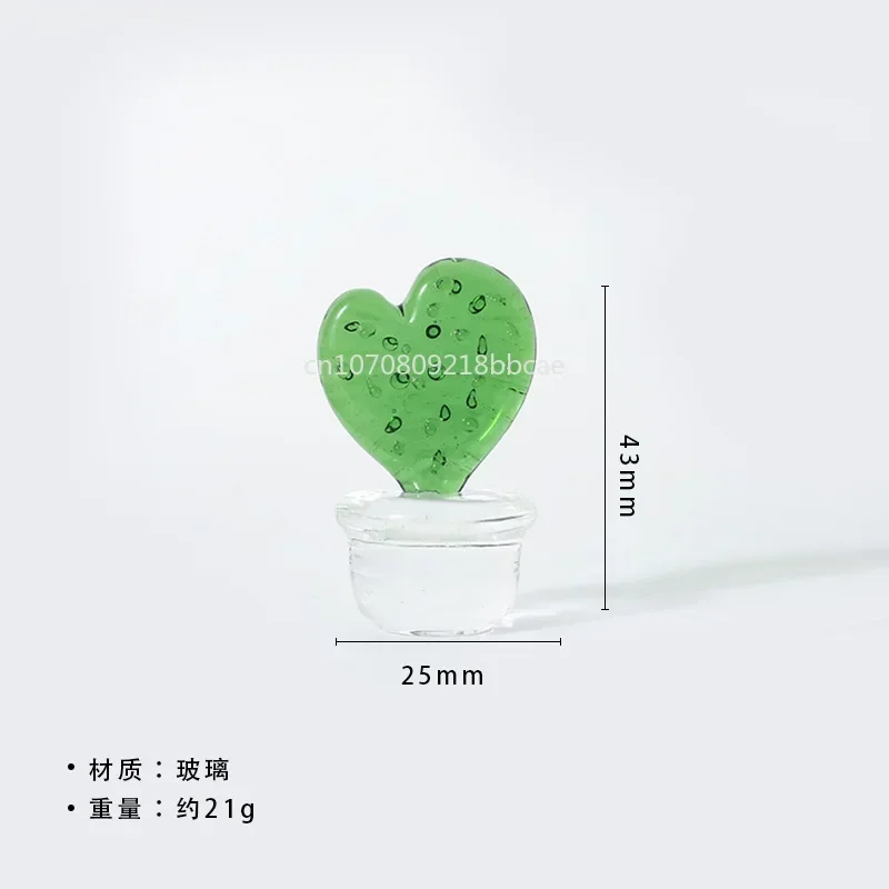 

Миниатюрные фигурки стеклянных кактусов MOONBIFFY