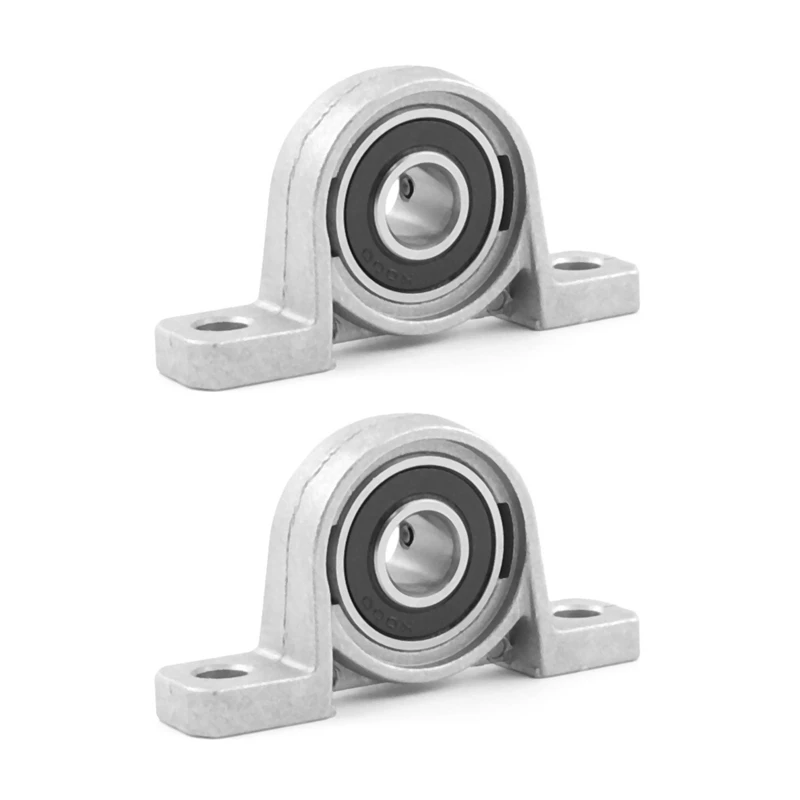 

2X Plummer KP000 Flange Ball Bearing Steel Press, Solid Base Gray + Black