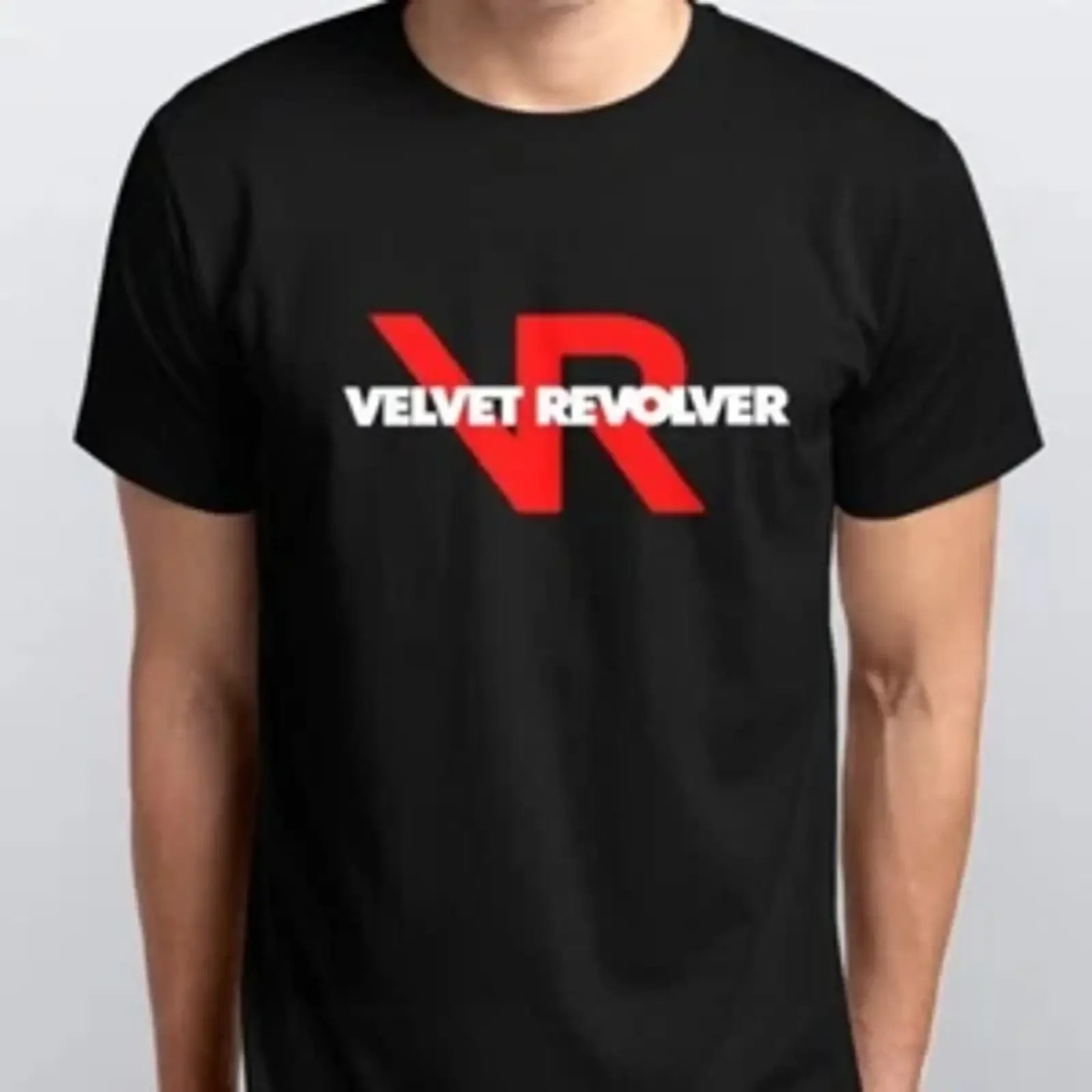 Фото Футболка REVOLVER VELVET, все размеры SML XL XXL, цвета: черный, белый, винтажный, с эффектом потертости, комфортная, модная, стильная, унисекс, с графическим принтом, мягкая. №1