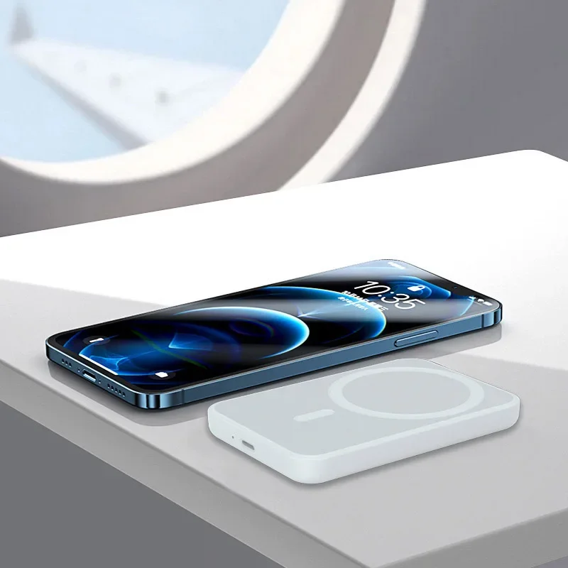 

Portable Magnetic Wireless Power Bank External Battery Pack For Iphone 13 12 14 Pro Pro Max Mini Plus Powerbank Spare Battery