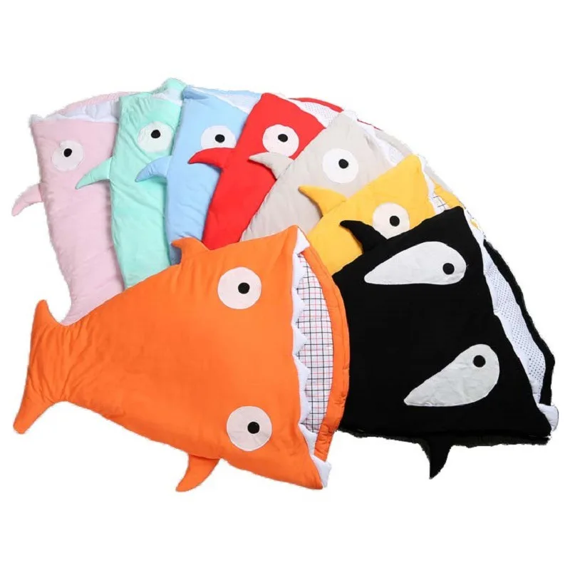 

Autumn and Winter Baby Shark Sleeping Bags, Baby Cotton Quilts, Children's Anti Kick Quilts, Baby Sleeping Bags