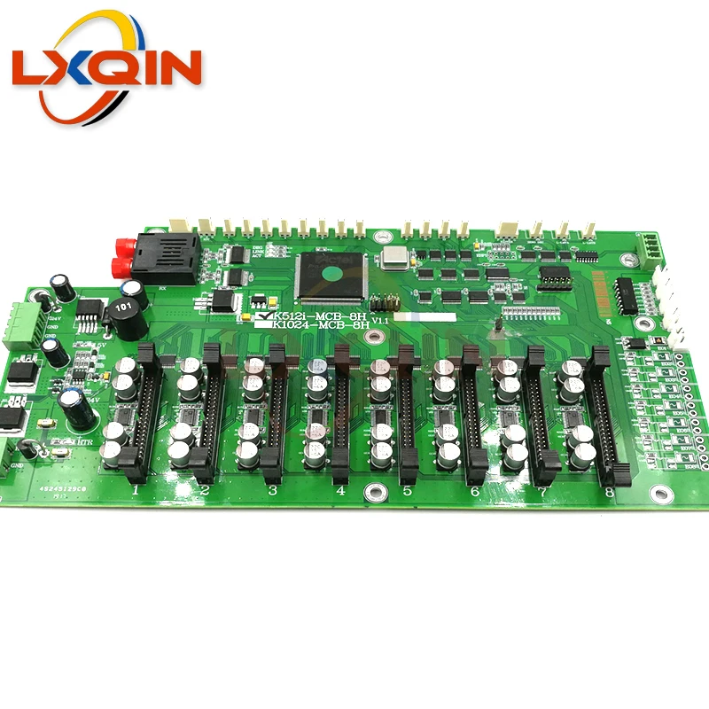 Плата каретки LXQIN UMC 8 для Konica 512i 14pl 35pl 42pl головки струйного принтера Myjet Allwin Yaselan