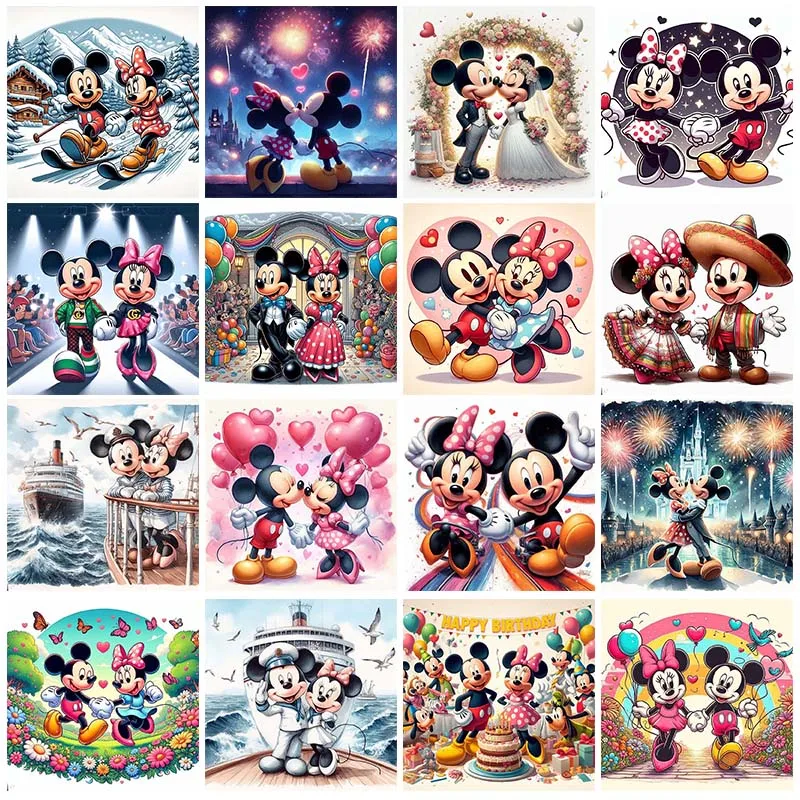 Набор Алмазной Живописи сделай Сам Сцена Из Мультфильма Вышивка Крестиком