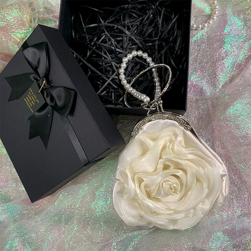 Винтажная маленькая сумочка с жемчугом ручная Сумочка для чонсам женская сумка