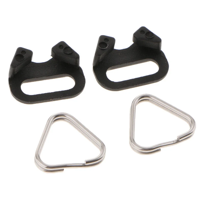 

4pcs Triangular Split Rings For Camera Back Belt Strap Buckle Accessories For Cameras With Aperture Of More Than 2MM