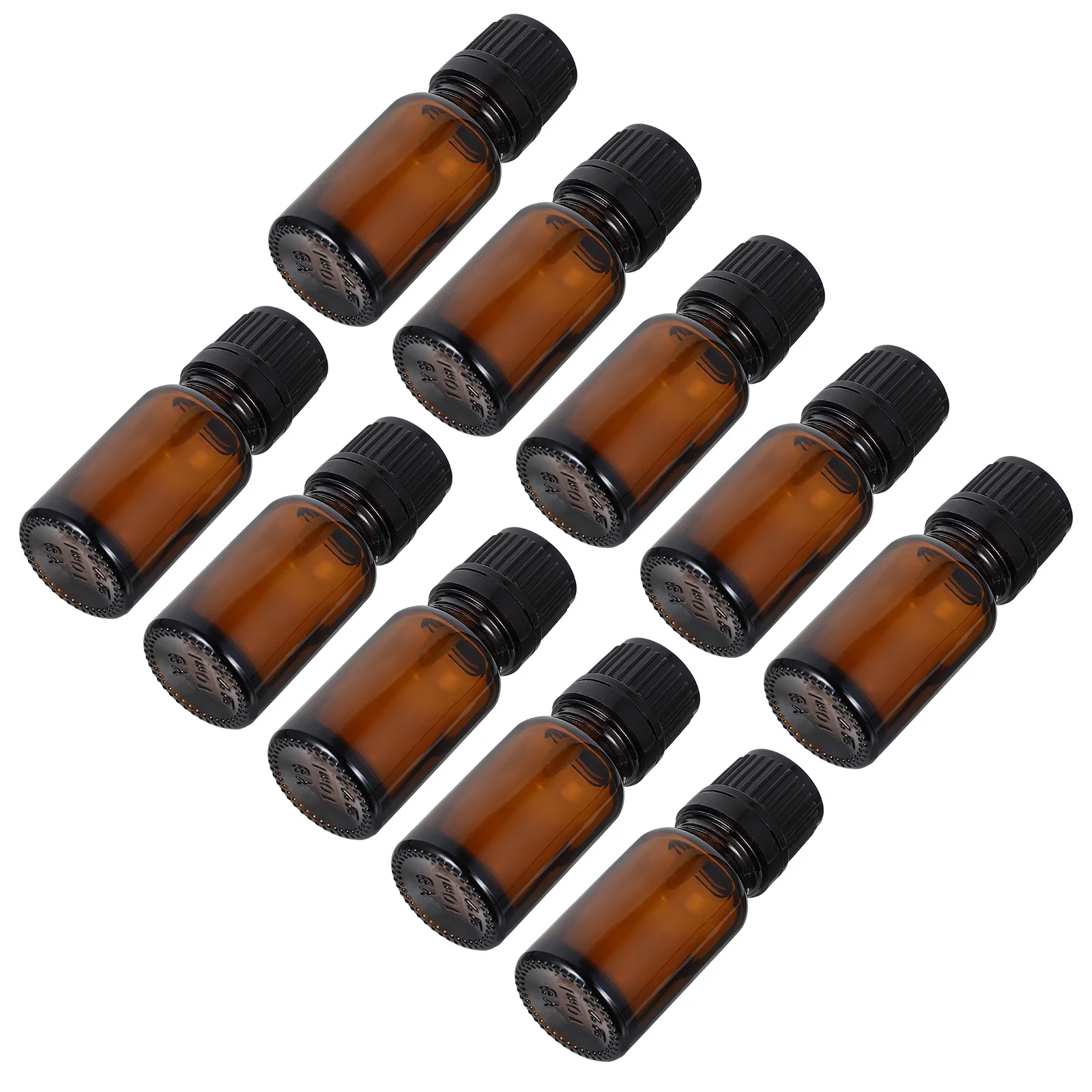 

Bottles Oil Essential Glass Amber Small Vials Roller Sample Containersdark Tiny Bottle 10Ml Diffuser Perfumerefillable Vial