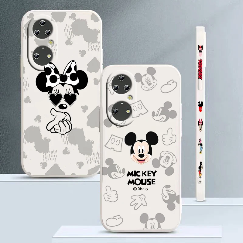 

Disney Mickey Minnie Comics For Huawei P50 P40 P30 P20 Pro Lite E Nova Y9S Y9A Y9 Y6 Y70 Y90 Y61 5T Liquid Left Rope Phone Case