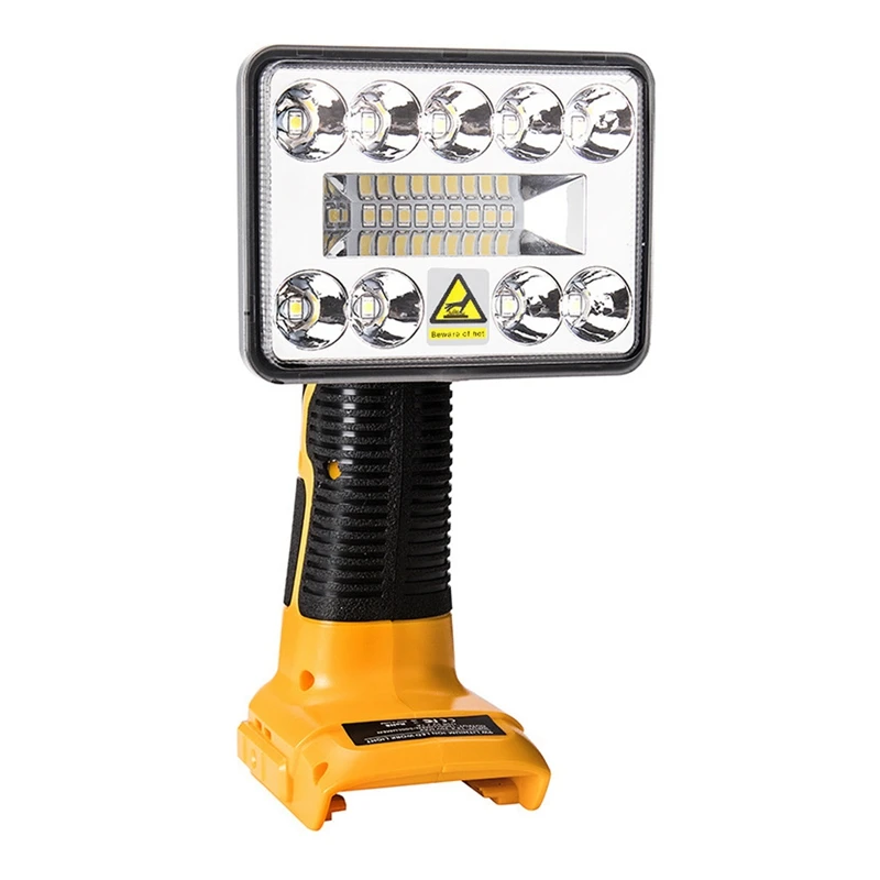 

Tool Light Indoor Outdoor Light LED Light Work Light For DEWALT 14.4V/18V Lithium Battery DCB201 DCB200