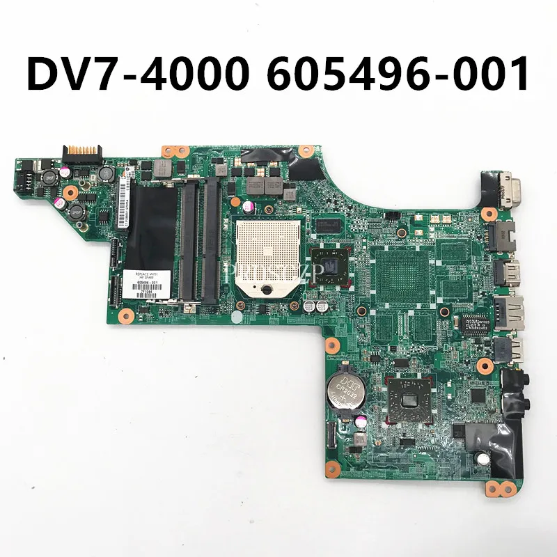 

605496-001 605496-501 605496-601 Mainboard For HP Pavilion DV7 DV7-4000 Laptop Motherboard DA0LX8MB6D0 DDR3 100%Full Tested Good