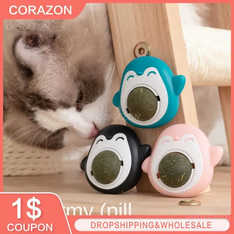 

Tooth Grinding Plush Toy 360 Rotatable Creative Bite Resistant Grinding Teeth Self Hi Pet Supplies Cat Toy Molar Cat Mint Ball