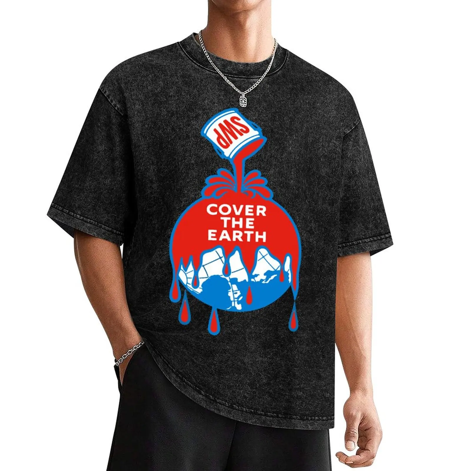 Футболка Sherwin Williams Cover The Earth Essential летние топы роскошная одежда мужская футболка
