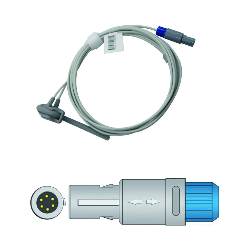 

Compatible with Biocare,ADECON 6 Pin Single Slot, SPO2 Probe Sensor for Monitor, Blood Oxygen Sensor,Vital Signs Data Monitoring