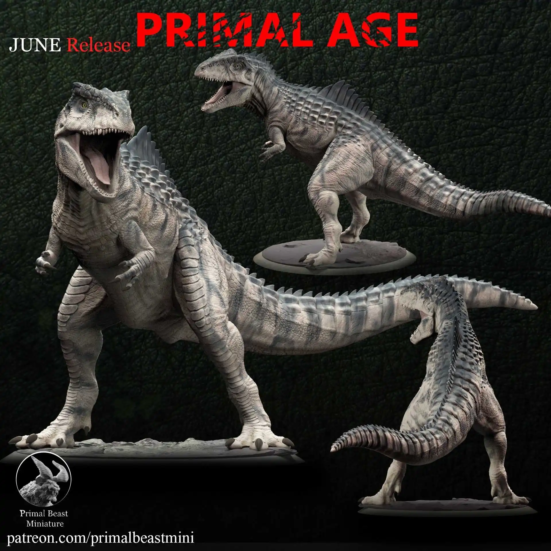 

1/35 1/64 20-35cm Giganotosaurus model Toy Ancient Prehistroy Animal Dinosaur Model GK customize Carcharodontosaurina cranium