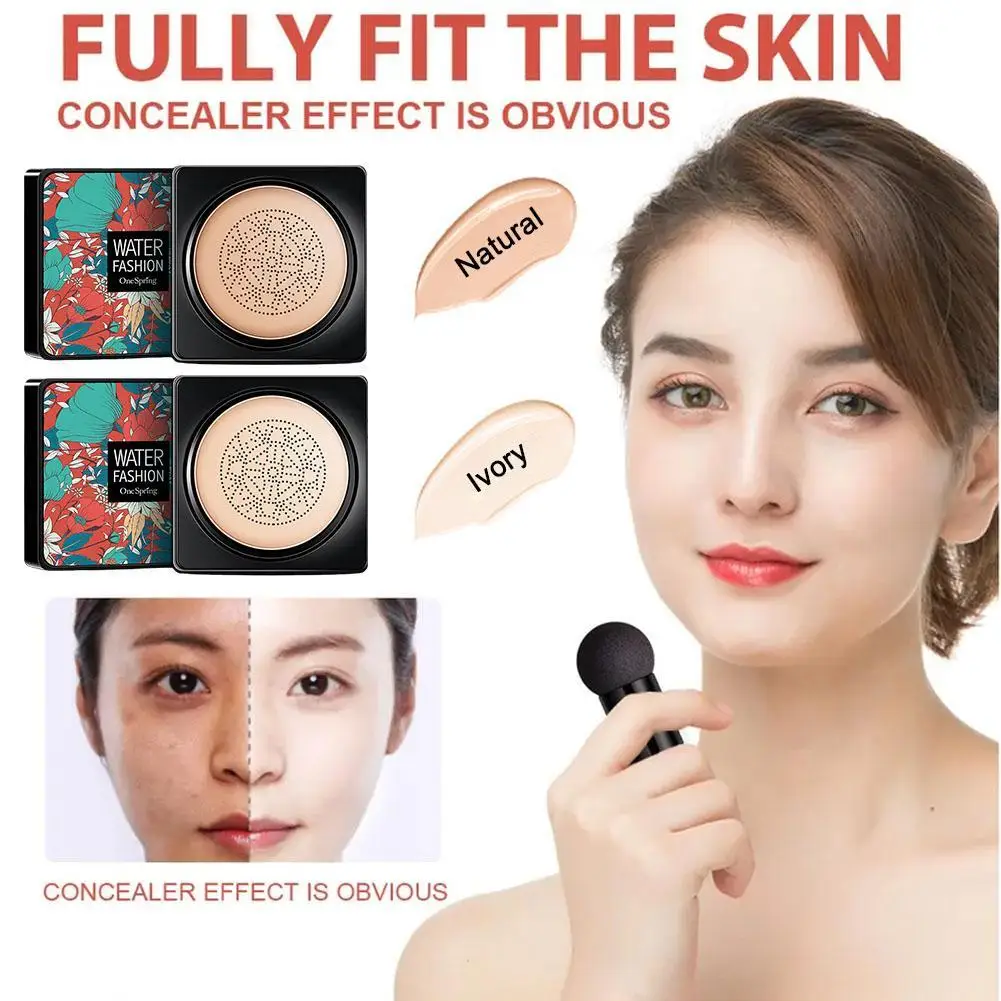 

Mushroom Head Air Cushion, CC Cream Natural Moisturizing Foundation Concealer Whitening Oil-control Makeup Cosmetics BB Cream