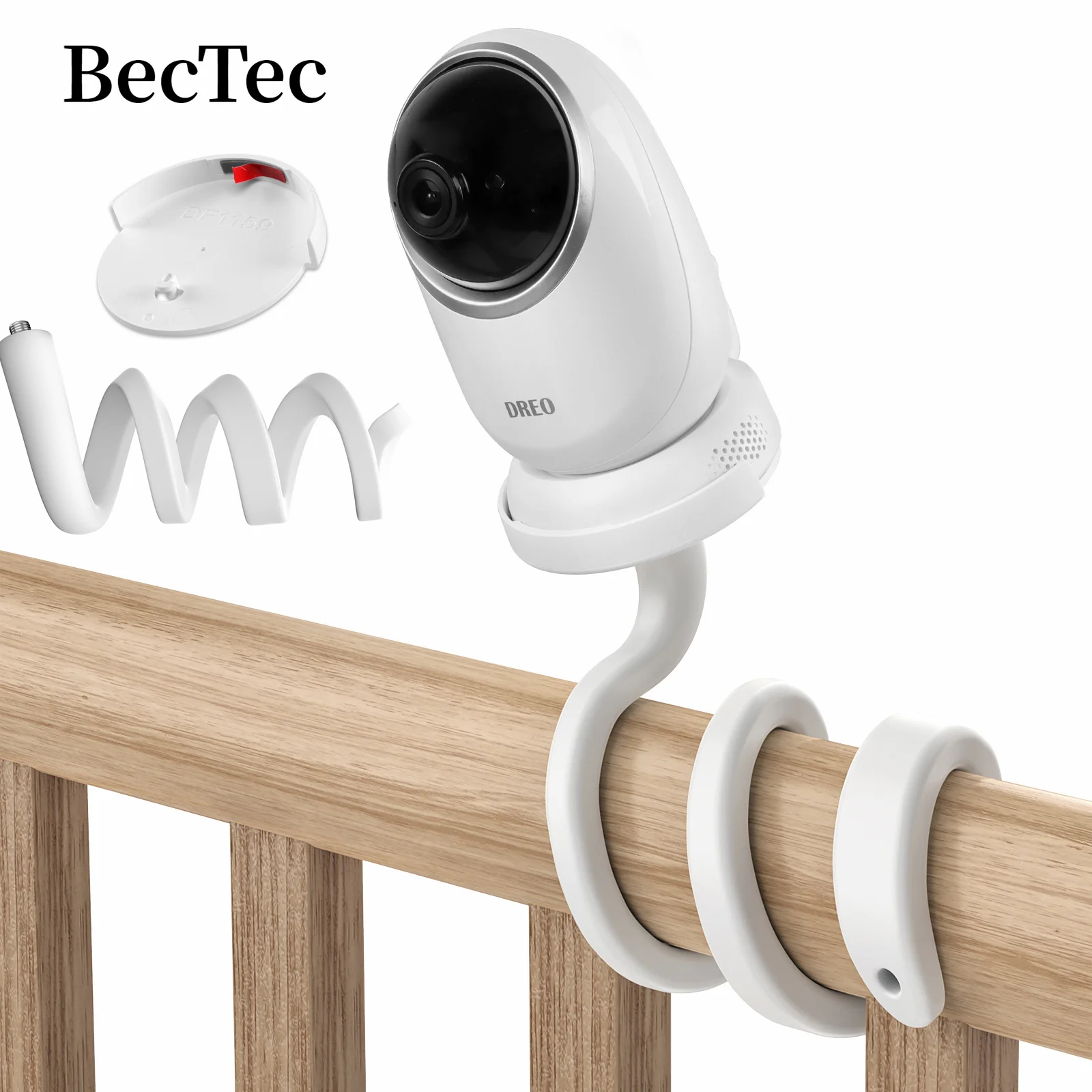 

Гибкая вращающаяся подставка для детской камеры Dreo DR-BBM001, крепление для детской кроватки или мебели