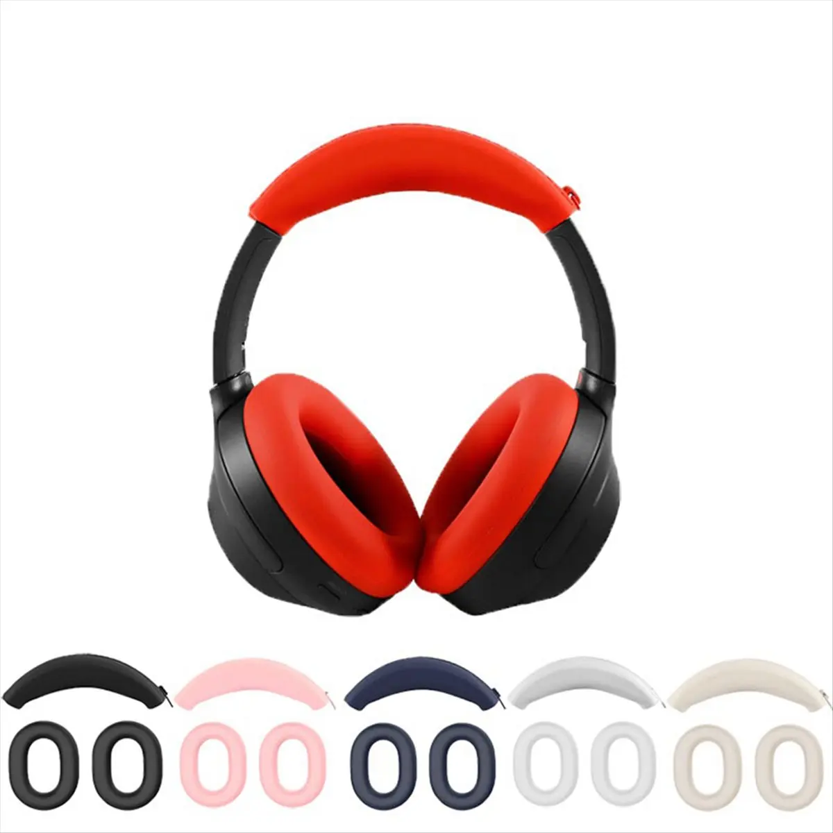 Фото (DT93) Комплект амбушюр и оголовья для наушников SONY ULT WEAR WH-ULT900N, силиконовый защитный чехол, амбушюры, запчасти для ремонта оголовья C №2