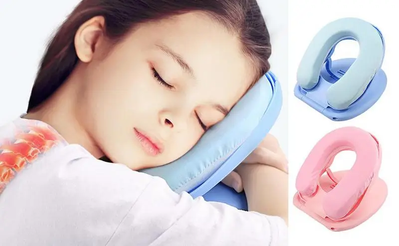

Napping Pillows Memory Foam Sleeping Wedge Comfortable Ergonomic Pillow Head Arm Rest Office Naps For Desk Teenagers School