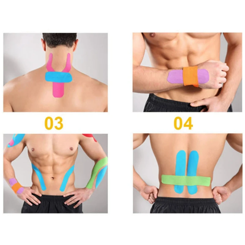 2 шт. кинезиологическая лента для занятий спортом