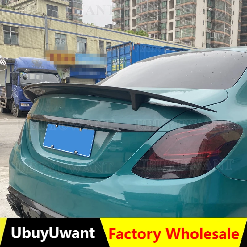 

Спойлер для Mercedes C class W205 2013 2014 2015 2016 2017- 2019, задний спойлер из АБС-пластика, цвет углерод