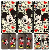 good looking mickey mouse phone case for oppo a5 a9 a12 a16 a16s a52 a53s a53 a54s a55 a72 a73 a74 a76 a94 2018 black luxury