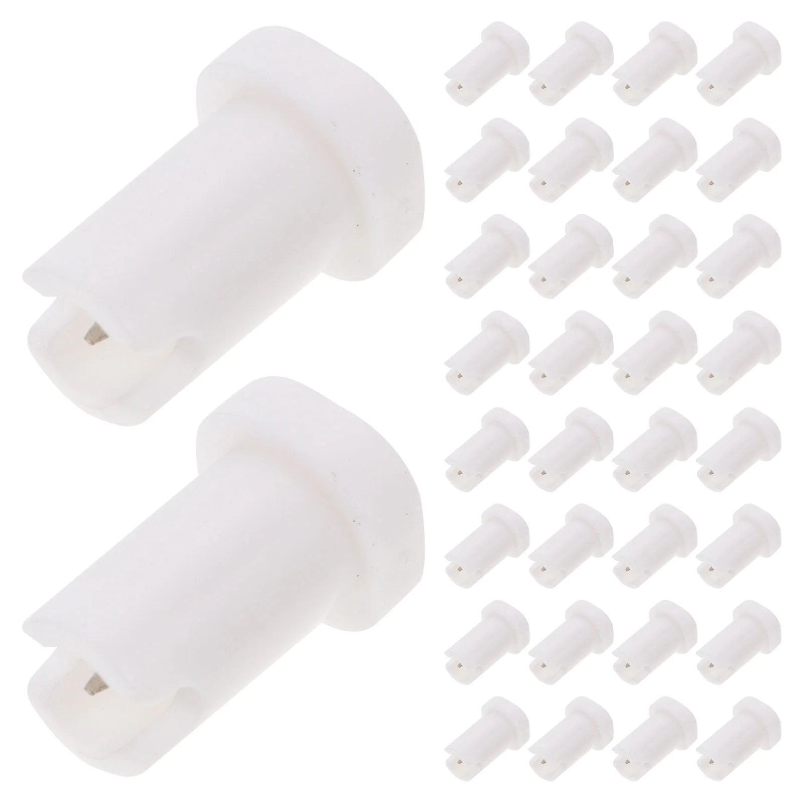

100 Pcs Glue Bottle Anti-blocking Needle Supplies Needles Lash Extensions Eyelash Pin Replacement Tool Nozzle