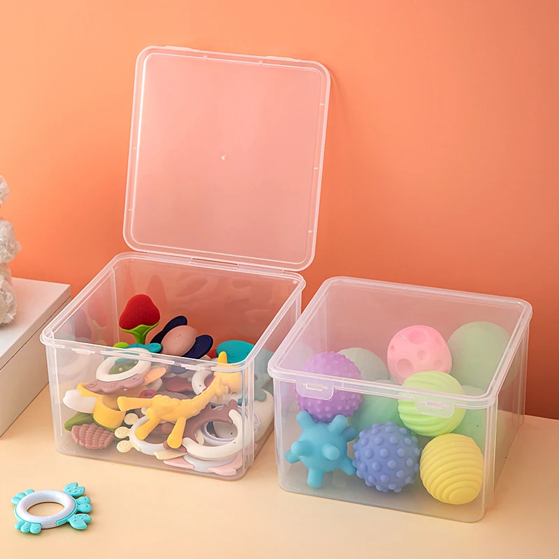 

Tooth Grinding Rod Pacifier Baby Dental Glue Storage Box PP Material Candy Gadgets Case Transparent Plastic Product