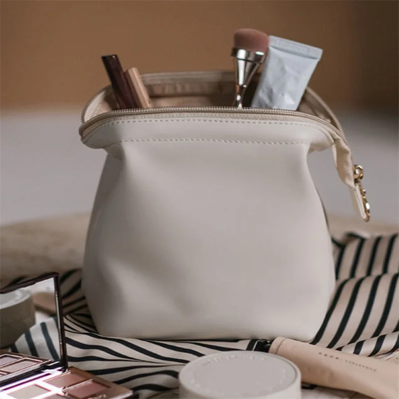 

Women's Mini Makeup Bags PU Leatehr Lipstick Cosemtic Cases Female Waterproof Small Portable Travel Storage Bags For Ladies