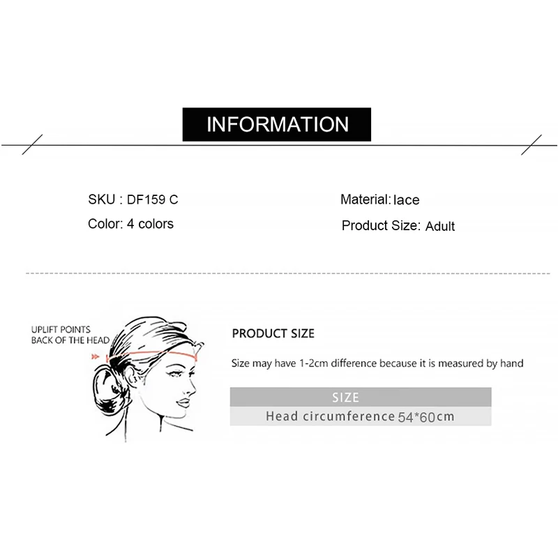Women Boho Headband Head Wrap Wide Turban Sports Bandage Bandanas Solid Hairbands Lace Elastic Hair Band Hair Accessories images - 6