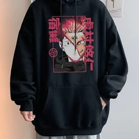cool japanese anime hoodie jujutsu kaisen hoodies men women manga gojo satoru tops yuji itadori graphic print sweatshirt tops