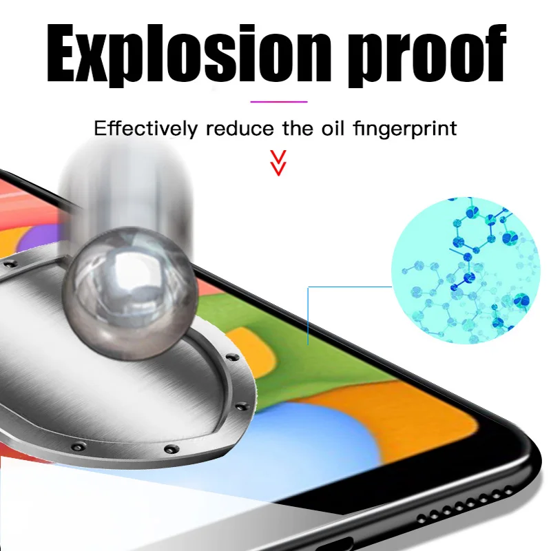 9D Защитное стекло для Samsung Galaxy A01 A11 A21 A31 A41 A51 A71 закаленное M01 M11 M21 M31 M51 защита экрана