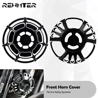 motorcycle front speaker grill masks horn cover black for harley sportster xl883 1200 iron 72 48 seventy two roadster 1996 2022