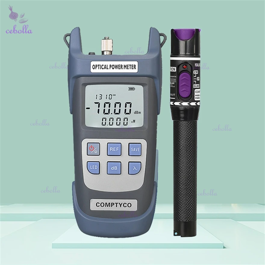 

Fiber Optical Tool Kit Fiber Optical Power Meter -70 +10dBm Fiber optic cable tester pen 10/20mw FTTH Visual Fault Locator