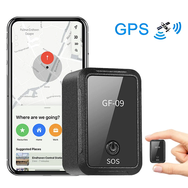 GF09 Mini Car GPS Tracker Locator App Control Anti-lost Alarm Device Real Time Tracking Magnetic Recorder Vehicle Location