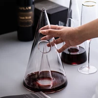 european crown wine decanter glass hip flask wine splitter home transparent red wine quick decanters personality creativity